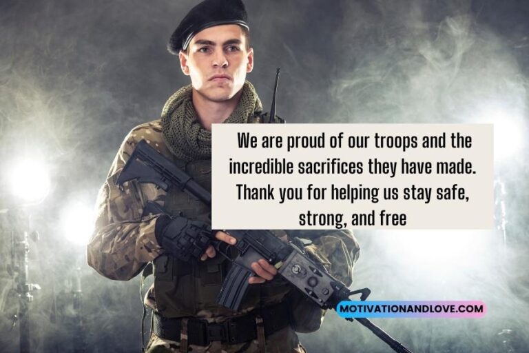 Support Our Troops Quotes and Sayings - Motivation and Love