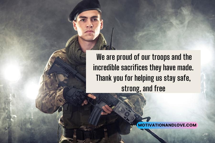 Support Our Troops Quotes and Sayings