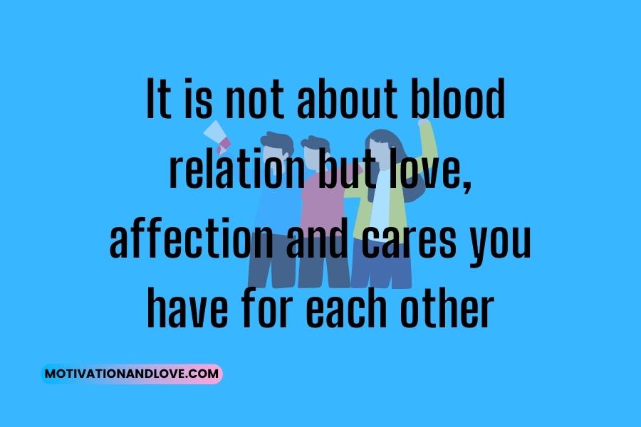 Fake Blood Relation Quotes