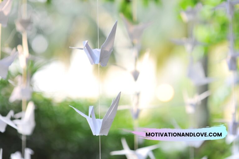 Paper Crane Quotes Motivation and Love