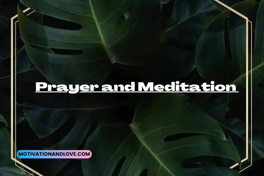 Prayer and Meditation Quotes