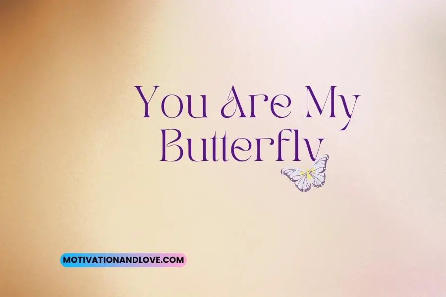 You Are My Butterfly Quotes