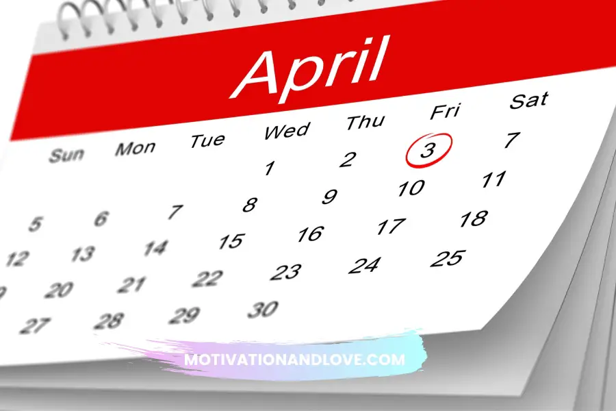 April Quotes for Calendars