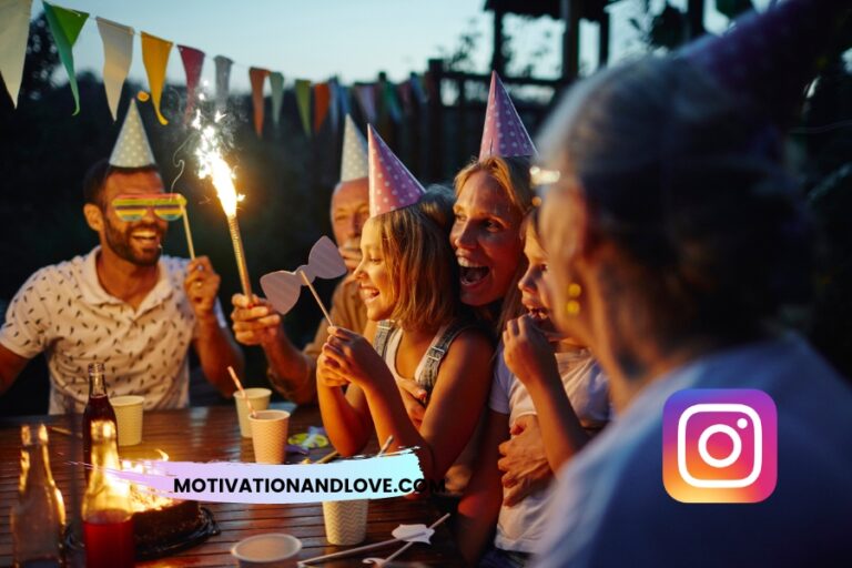 Birthday Party Captions for Instagram Motivation and Love