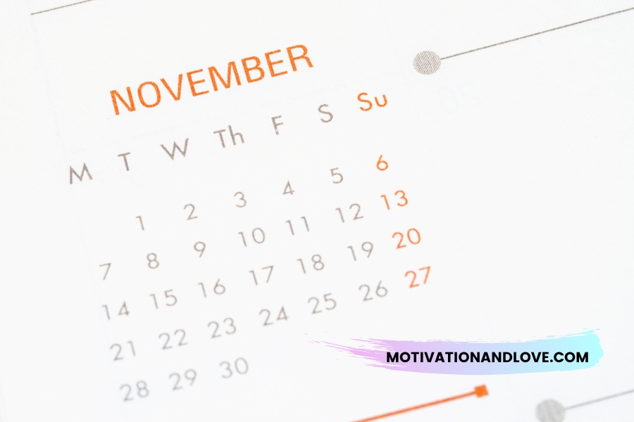November Quotes for Calendars